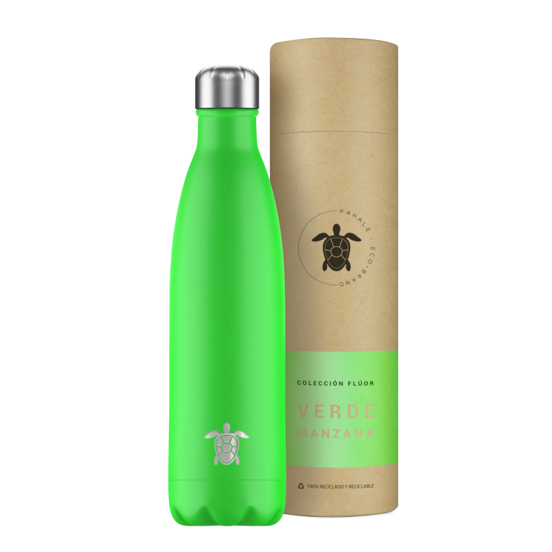 Kahale Edelstahl Thermosflasche Apfelgrün 750ml