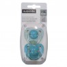 Chupeta SUAVINEX Tetina Anatômica de Silicone +18 Meses x2 (Azul)