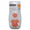 SUAVINEX Pacifier Anatomical Latex Teat 6-18M x2 (White and Pink)