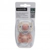 SUAVINEX SX Pro Pacifier Physiological Silicone Teat 6-18 Months 2 Units (Orange-Pink Dots)