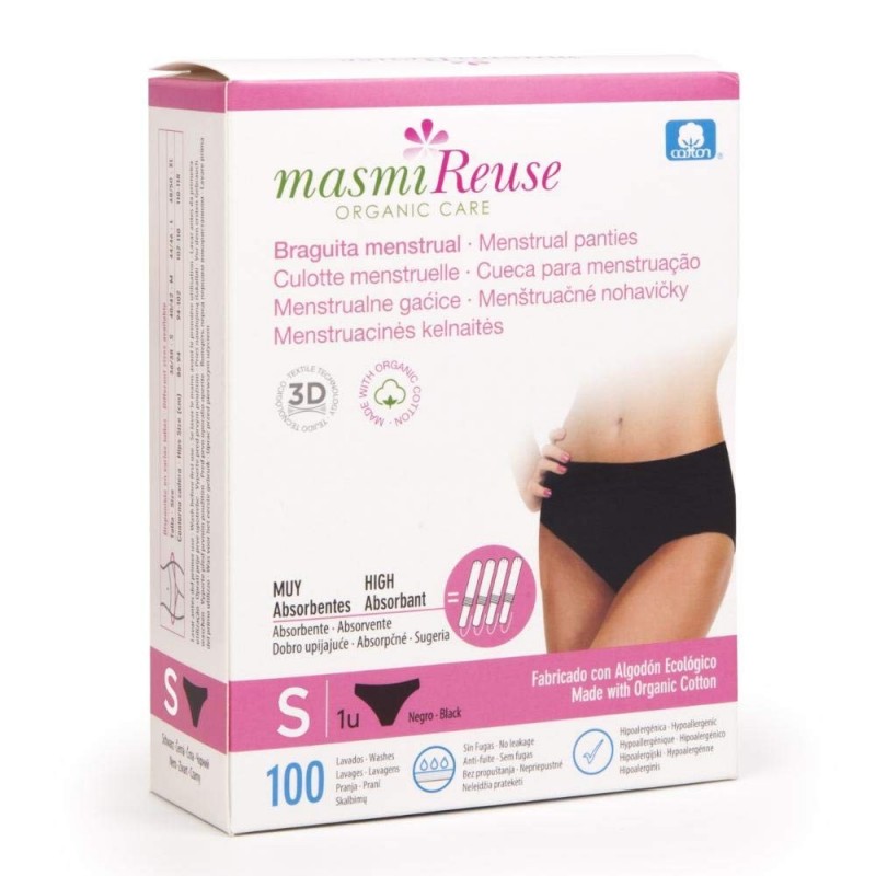 Mutandine riutilizzate Masmi taglia S