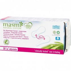 Masmi Anpassbare Slipeinlagen Flex Masmi Natürliche Baumwolle