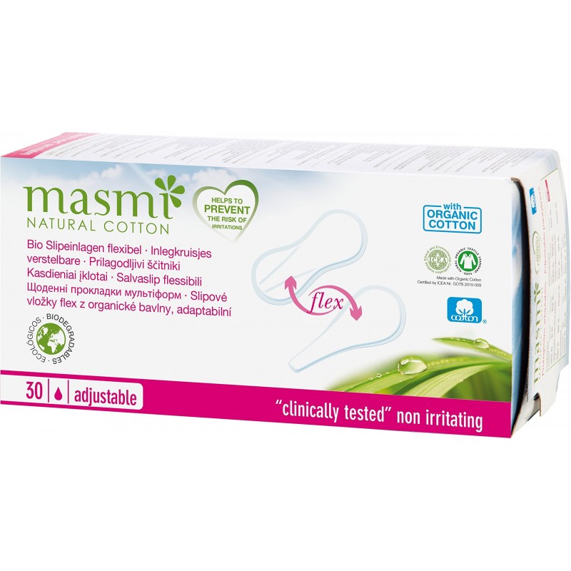 Masmi Salvaslip Adattabili Flex Masmi Cotone Naturale Masmi Salvaslip Adattabili Flex Masmi Cotone Naturale