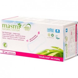 Masmi Protegeslips Anatomicos Masmi Natural Cotton 30 unidades