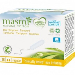 Masmi Digital Tampons Masmi Natural Cotton Regular 22 Einheiten