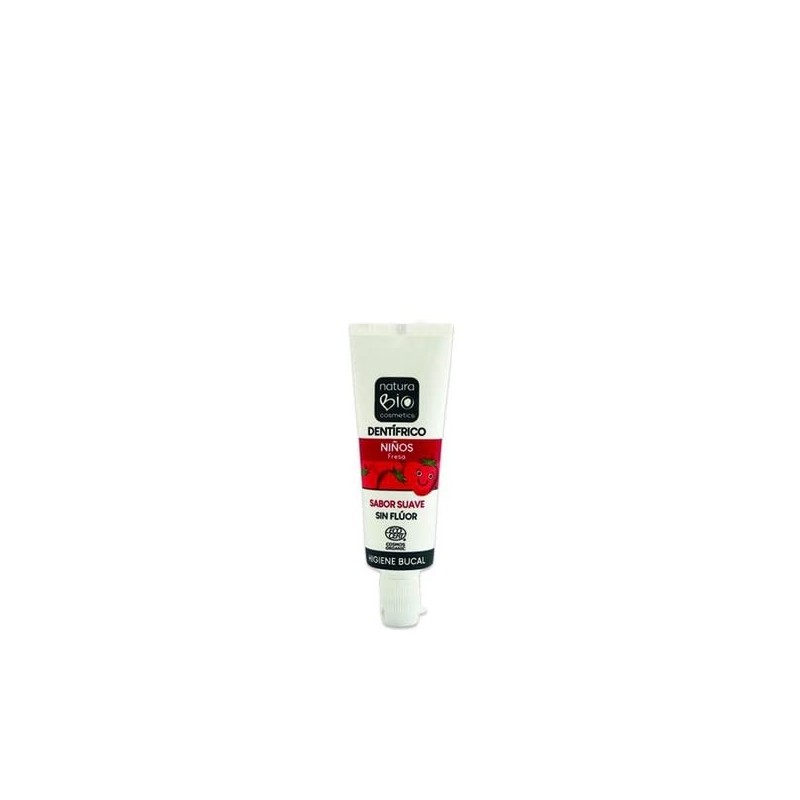 Naturabio Dentifrice Enfant 25 Fraise Sans Fluor 25 ml Naturabio Dentifrice Enfant 25 Fraise Sans Fluor 25 ml