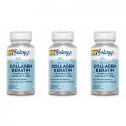Solaray Collagen Keratin 60 Cápsulas