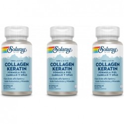 Solaray Collagen Keratin 60 Capsules 【ONLINE OFFER】