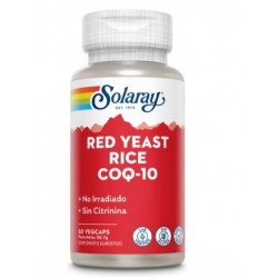 Solaray Red Yeast Rice Plus Q10 60 Vcaps