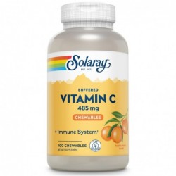 Solaray Vitamin C 500 Mg Orange Flavor 100 Tablets