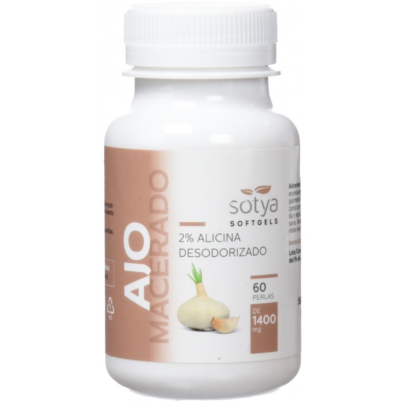 Sotya Beslan Ail Macéré 1000 Mg. Perles 60 unités Sotya Beslan Ail Macéré 1000 Mg. Perles 60 unités