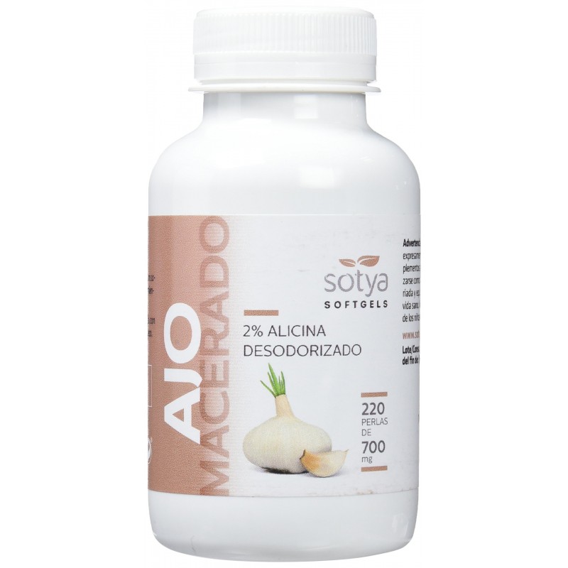 Sotya Beslan mazerierter Knoblauch 700 mg 220 Perlen