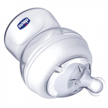 CHICCO Natural Feeling Babyflasche, schräger Sauger, mittlerer Durchfluss, 250 ml CHICCO Natural Feeling Babyflasche, schräger Sauger, mittlerer Durchfluss, 250 ml
