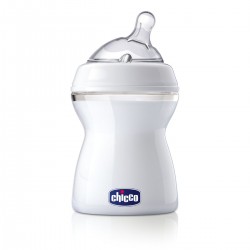 CHICCO Natural Feeling Baby Bottle Slanted Teat Medium Flow 250ML