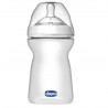 CHICCO Natural Feeling Babyflasche mit schnellem Durchfluss, 330 ml, 6 Monate+