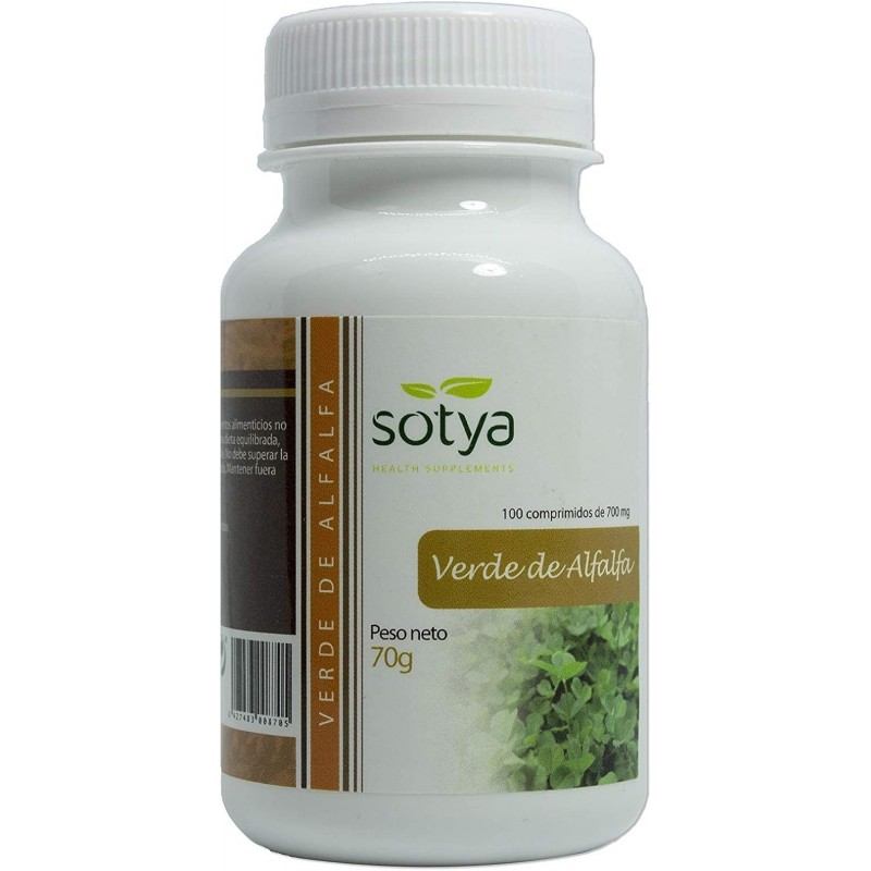 Sotya Beslan Green Alfalfa 700 Mg 100 Tablets