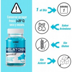 Weider Energy Boost Gummies Melatonina 60 caramelle gommose