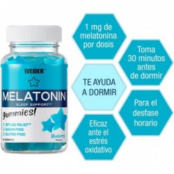Weider Energy Boost Gummies Melatonina 60 caramelle gommose