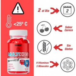 Weider Gummy Up Revolution Multikids Up Cherry 50 Gummies 【24 hour SHIPPING】