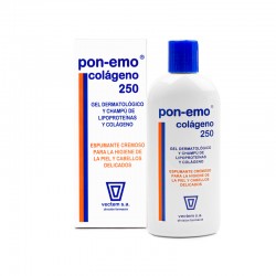 PON-EMO Gel-shampoing au collagène pour peaux et cheveux délicats 250 ml
