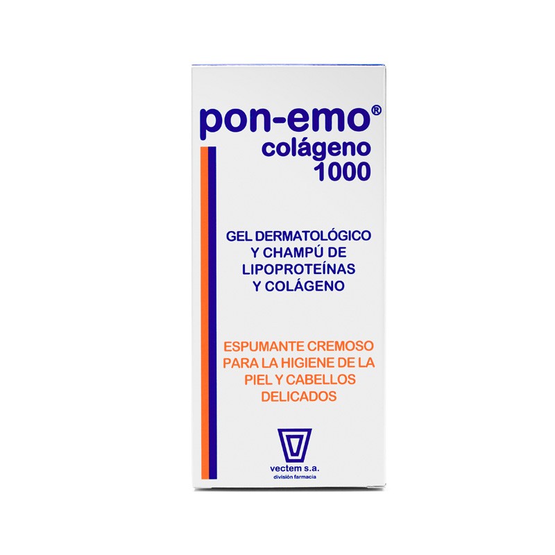 Gel-shampooing au collagène PON-EMO pour peaux et cheveux délicats1000ml Gel-shampooing au collagène PON-EMO pour peaux et cheveux délicats1000ml