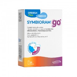 Suplemento Alimentar Probiótico Symbioram Go 10 Sticks