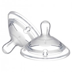 CHICCO 2x Natural Feeling Flow Brei-Sauger 6m+