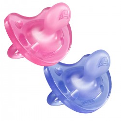 CHICCO 2xPhysio Soft Silikon Schnuller Rosa 6-16m (Todogoma)