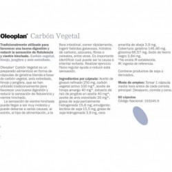 Oleoplan Vegetable Charcoal 60 Capsules