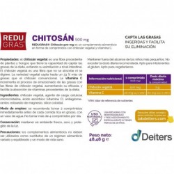 Redugras Chitosane Végétal 60 Comprimés