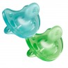 CHICCO 2xSucette Physio Soft Silicone Bleu 6-16m (Todogoma)