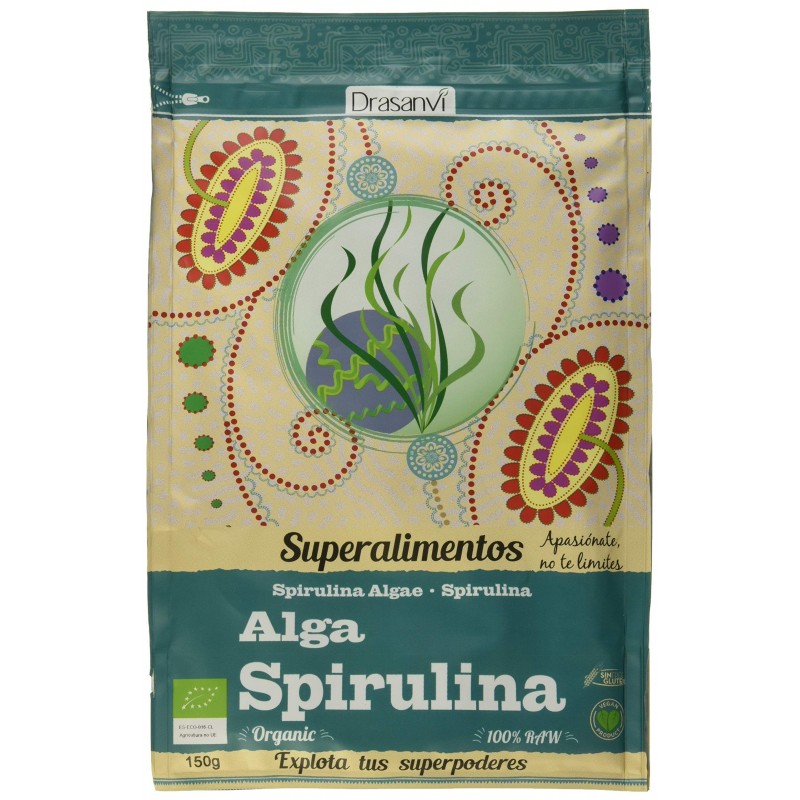 Drasanvi Spiruline Algue Bio Doypack 150g Drasanvi Spiruline Algue Bio Doypack 150g