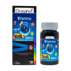 Drasanvi Vitamina D3 Kids 400 UI 60 comprimidos mastigáveis