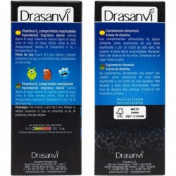 Drasanvi Vitamina D3 Kids 400 Ui 60 Comprimidos Masticables