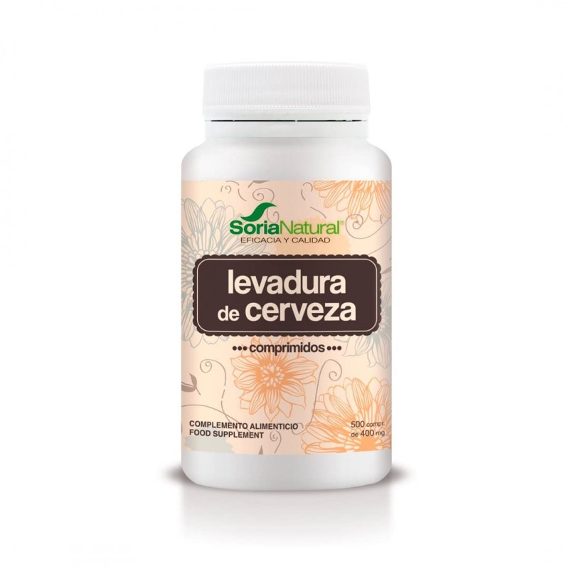 Soria Natural Levure de Bière 500 Comprimés