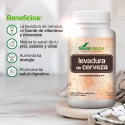 Soria Natural Levure de Bière 500 Comprimés