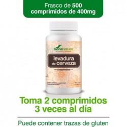 Soria Natural Levure de Bière 500 Comprimés