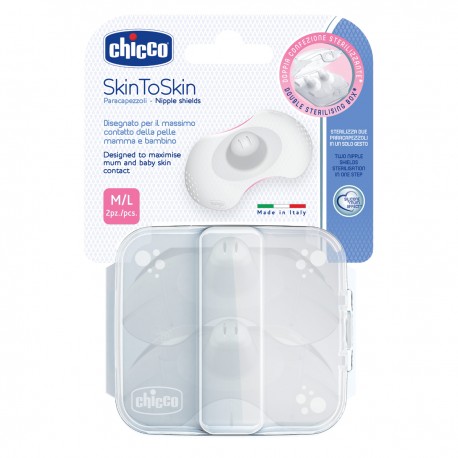 CHICCO SkinToSkin Brustwarzenabdeckung aus Silikon M/L