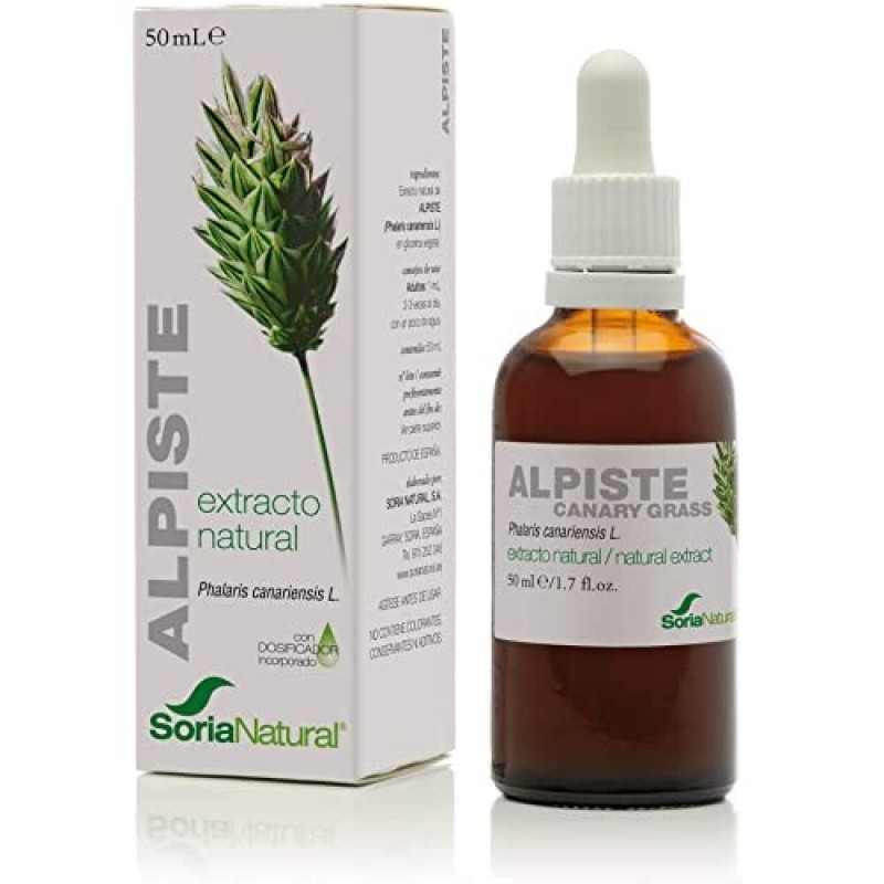 Soria Natural Extrait de Graines d'Alpiste des Canaries 21ème Siècle 50 ml
