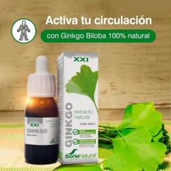 Soria Natural Ginkgo Biloba Extract 21st Century 50 ml