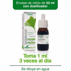 Soria Natural Ginkgo Biloba Extract 21st Century 50 ml