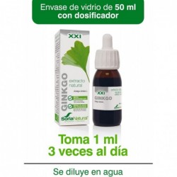 Soria Natural Ginkgo Biloba-Extrakt 21. Jahrhundert 50 ml