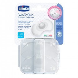 CHICCO SkinToSkin Paracapezzoli in silicone S/M