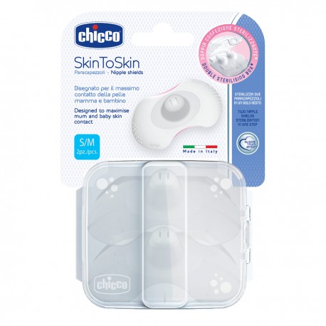 CHICCO SkinToSkin Brustwarzenschild aus Silikon S/M CHICCO SkinToSkin Brustwarzenschild aus Silikon S/M