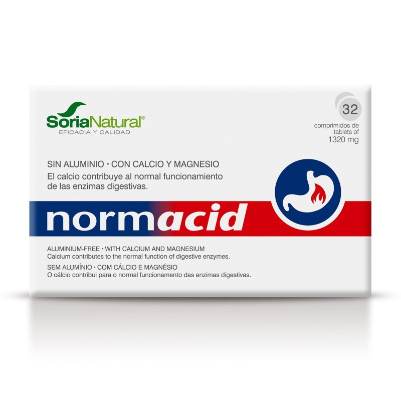 Soria Natural Normacid Citrus 1250 mg x 32 Comprimidos