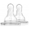 DR. BROWN'S Tétine Bouche Étroite +9 Mois 2 Unités