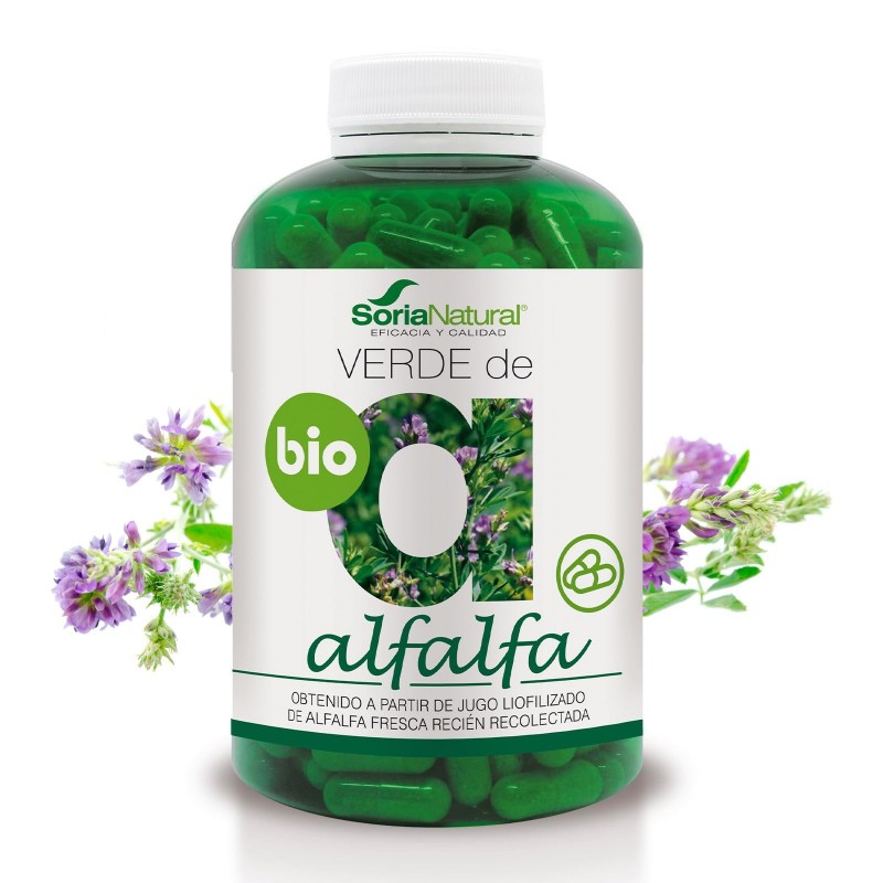 Soria Natural Grüne Alfalfa 630 mg 240 Kapseln Soria Natural Grüne Alfalfa 630 mg 240 Kapseln