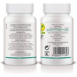 Soria Natural Vitamine B12 250 mg 200 Comprimés