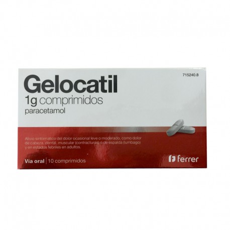 GELOCATIL 1G 12 Tablets 