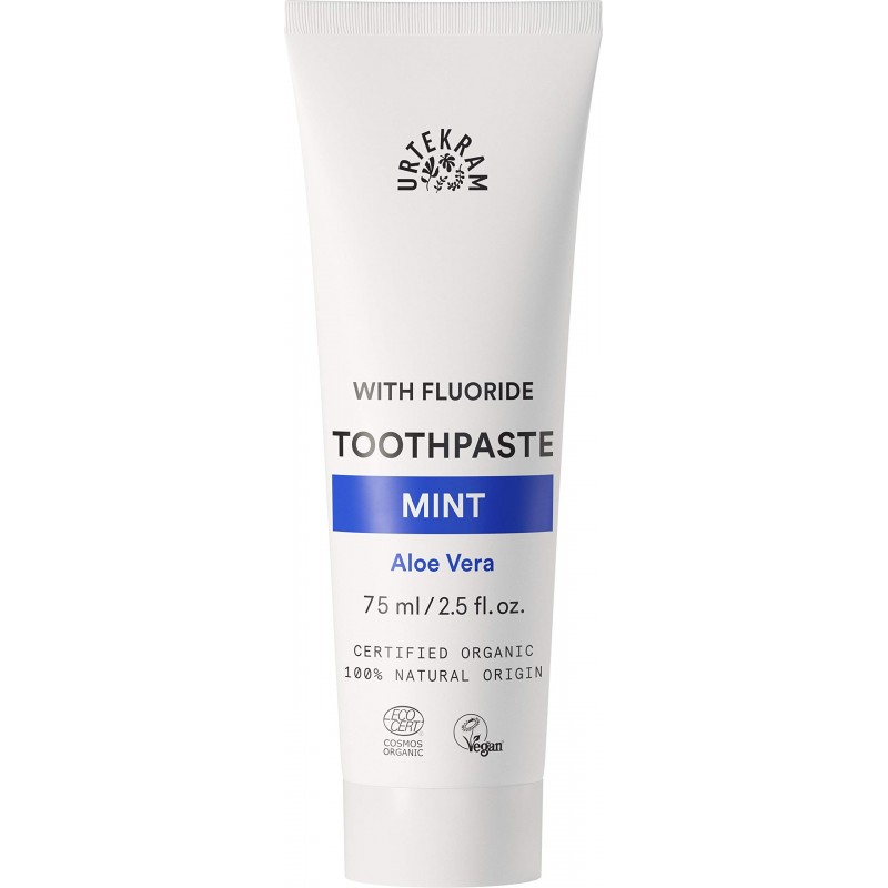 Urtekram Mint Aloe Fluor Toothpaste 75ml